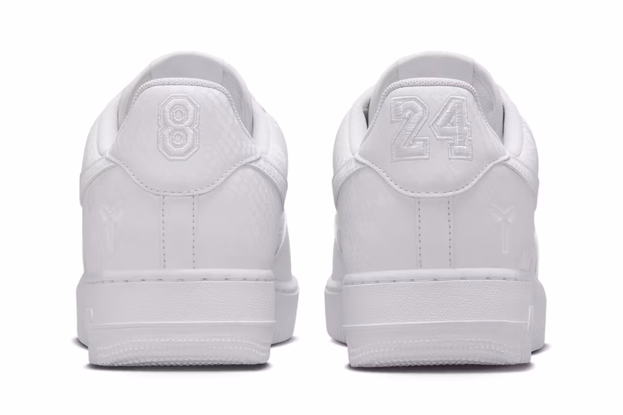 Kobe Bryant x Air Force 1 Low 'Forever White' - Image 5
