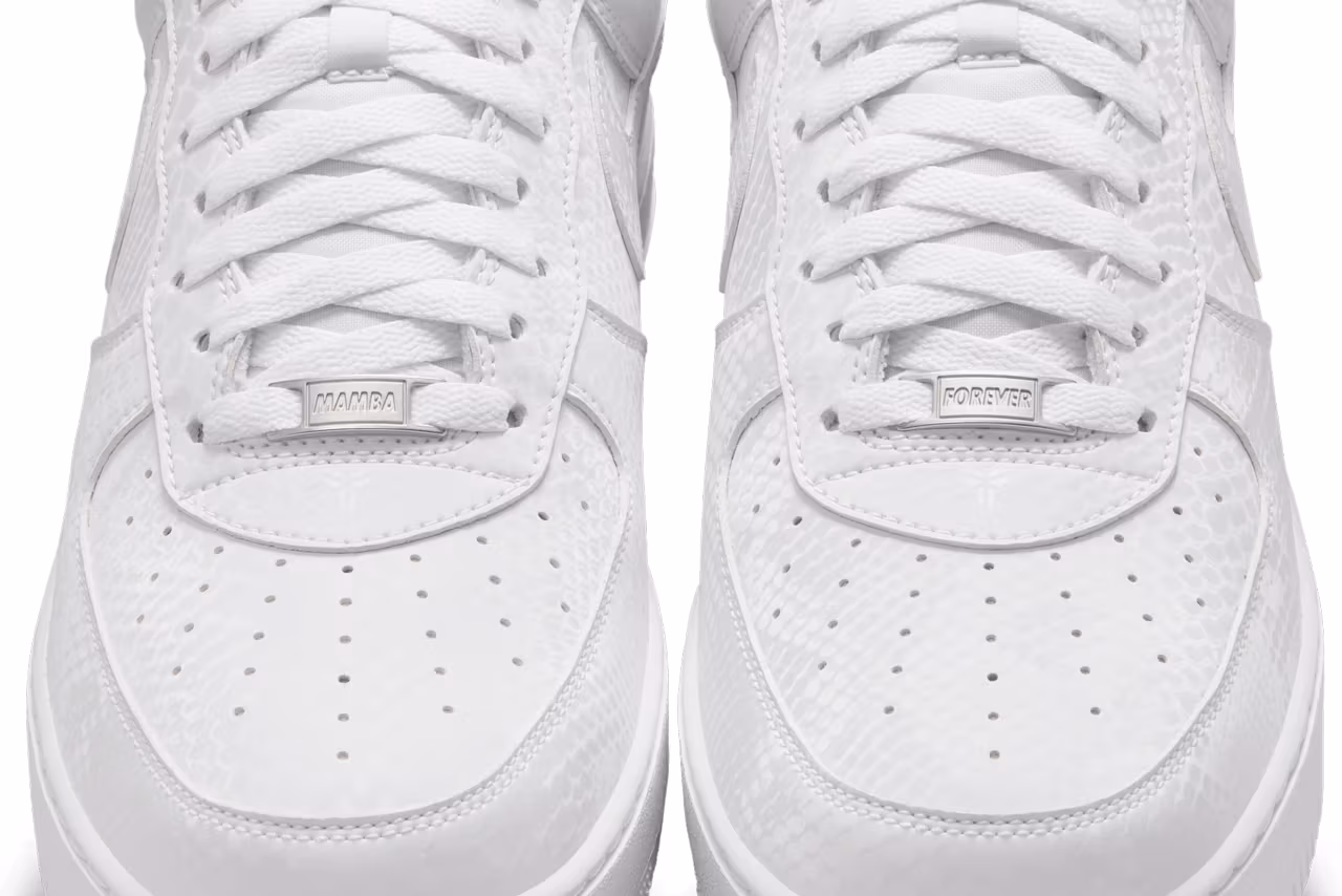 Kobe Bryant x Air Force 1 Low 'Forever White' - Image 6