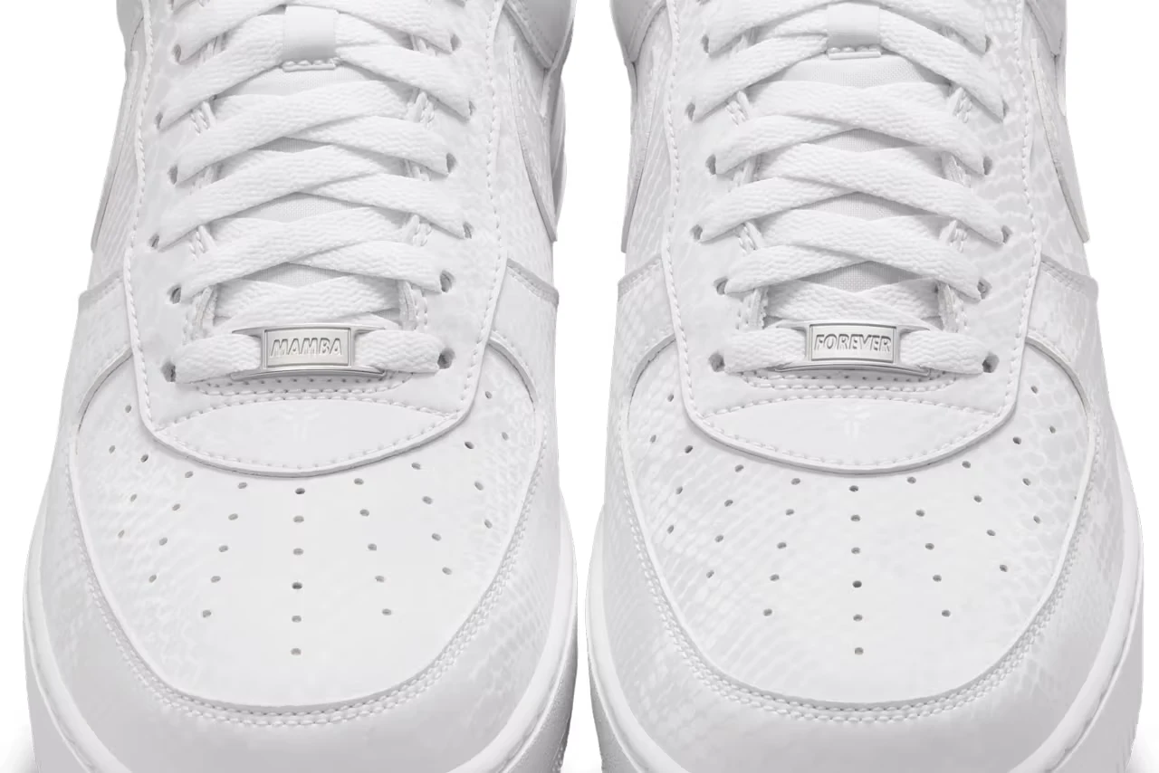 Kobe Bryant x Air Force 1 Low 'Forever White' - Image 6