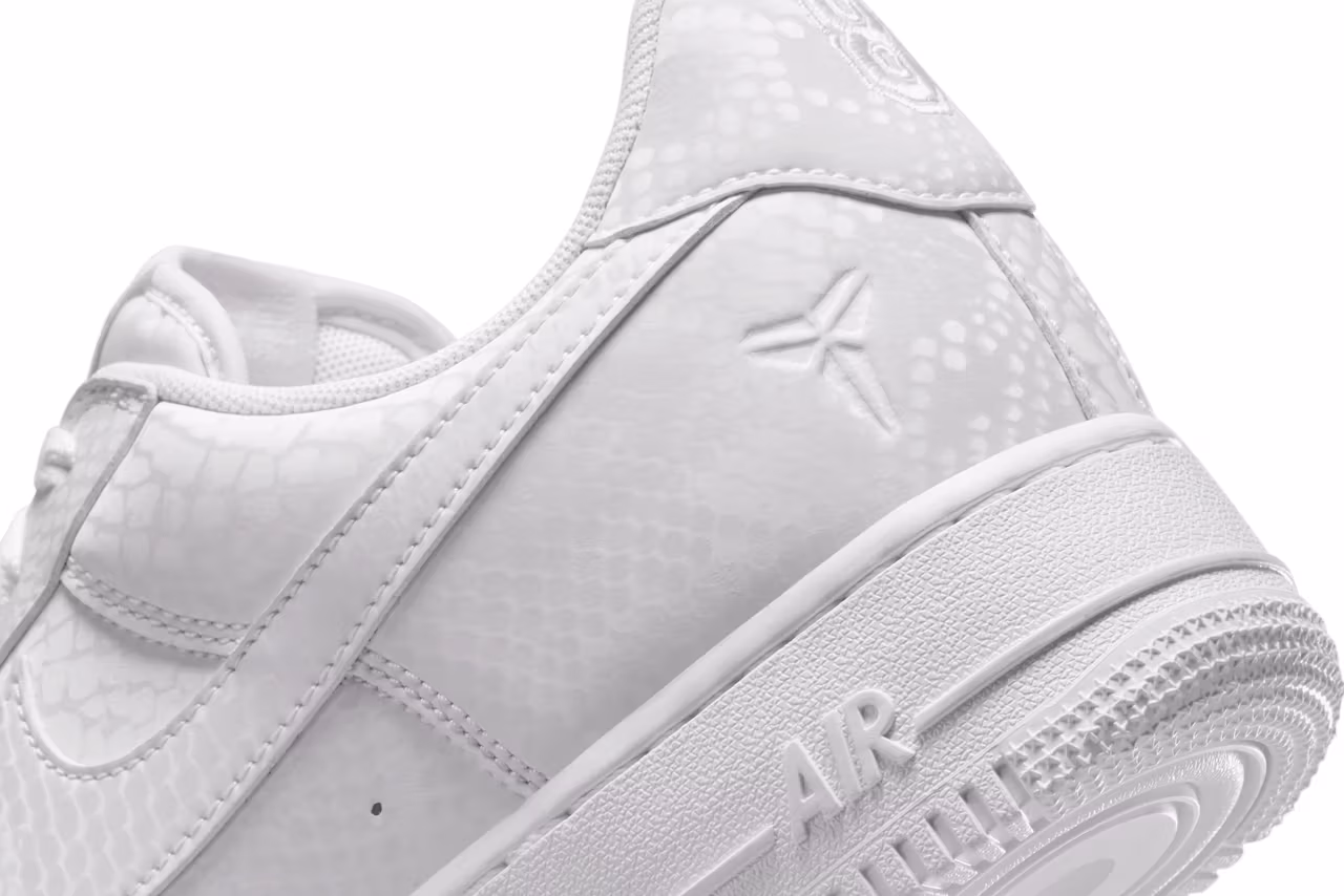 Kobe Bryant x Air Force 1 Low 'Forever White' - Image 8
