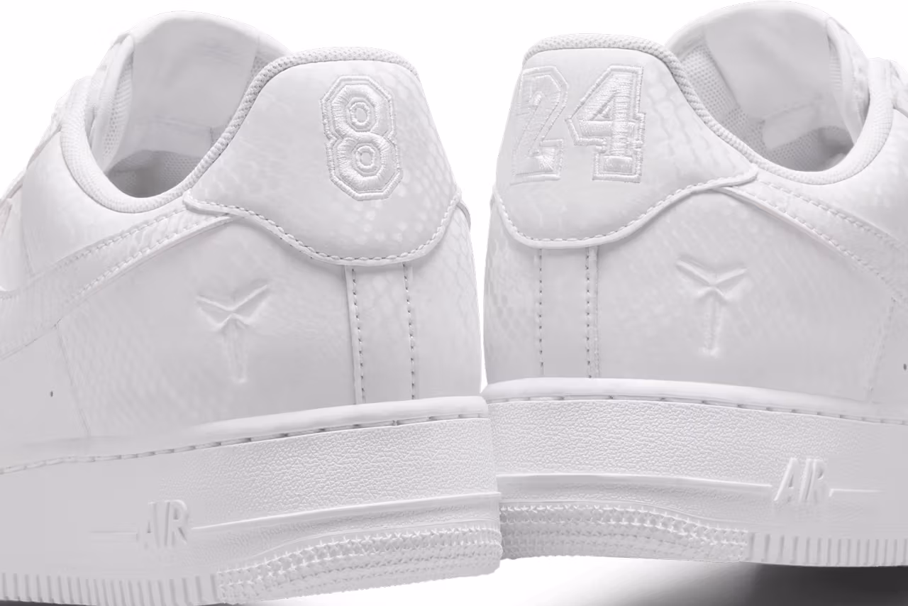 Kobe Bryant x Air Force 1 Low 'Forever White' - Image 9