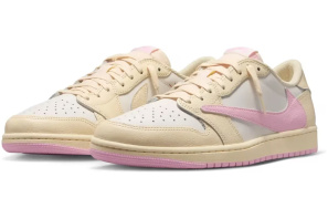 Travis Scott x Jordan 1 Retro Low OG 'Shy Pink'