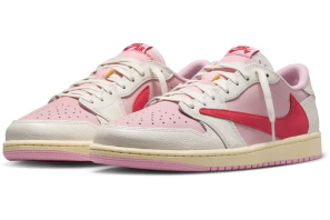Travis Scott x Jordan 1 Retro Low OG 'Sail Tropical Pink'